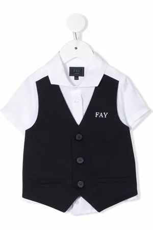 FAY Camisa con logo bordado
