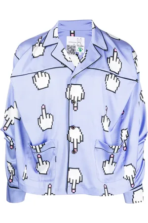 Natasha Zinko Camisa con dedos estampados