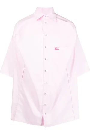 Natasha Zinko Camisa boxy con logo bordado