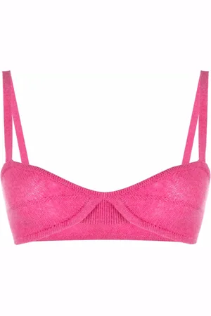 Khaite Top estilo brasier tejido