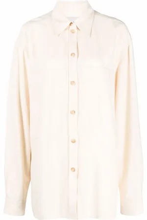 Nanushka Sobrecamisa con bolsillos de parche