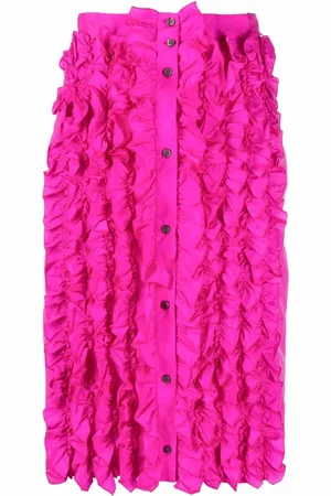Msgm Falda con volantes