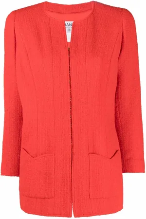 CHANEL Blazer sin cuello 1996