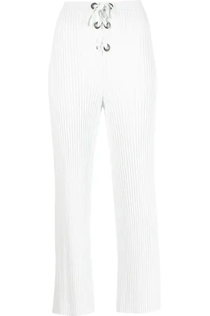 DION LEE Pantalones de canalé con cordones