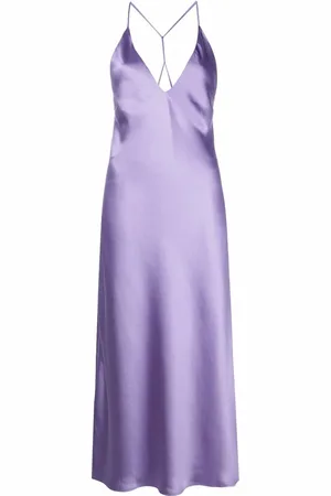 BLANCA Vestido con cuello en V