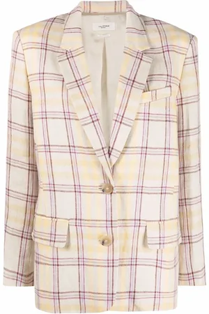 Marant Etoile Blazer con motivo de cuadros