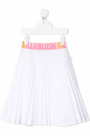 Billieblush Falda plisada con logo en la pretina
