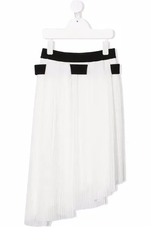 Givenchy Falda plisada con diseño de dos tonos