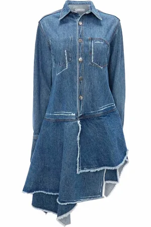 J.W.Anderson Vestido camisero asimétrico