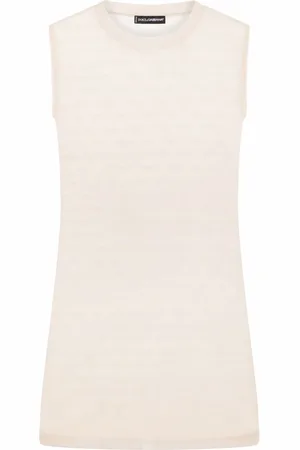 Dolce & Gabbana Top con logo bordado