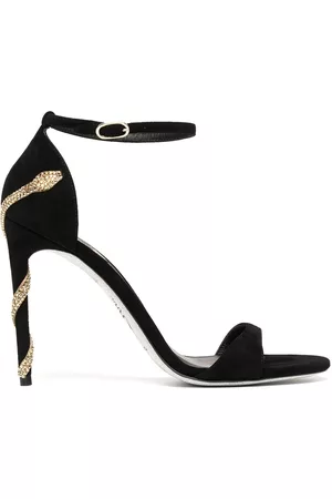 RENÉ CAOVILLA Zapatillas con estampado de piel de serpiente