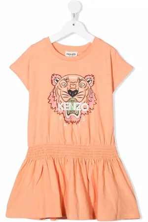 Kenzo Vestido con motivo Tigre