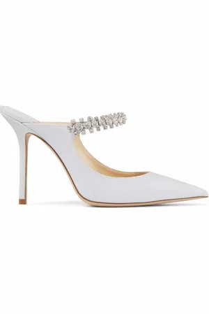 Jimmy Choo Mules con detalles de cristales