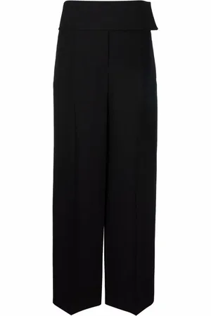 Jil Sander Pantalones anchos con tiro alto