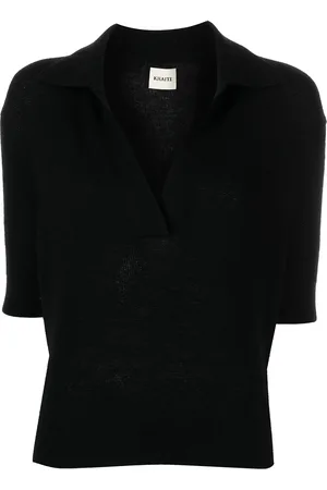 Khaite Playera tipo polo manga corta