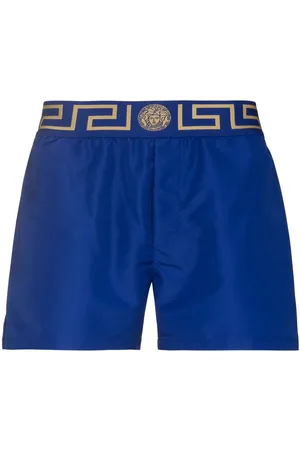 VERSACE Shorts de playa Greca Border