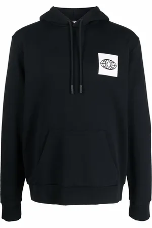 MARCELO BURLON Hoodie con parche del logo