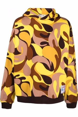 Marni Hoodie con estampado militar abstracto