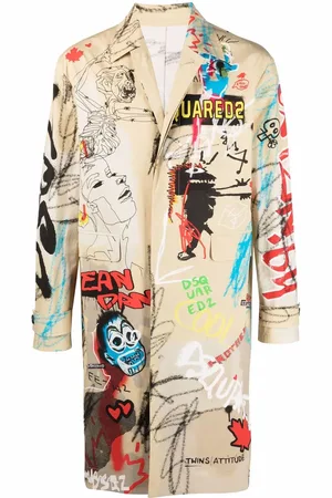 Dsquared2 Abrigo con estampado gráfico