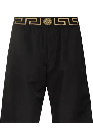 VERSACE Shorts de playa Greca Border