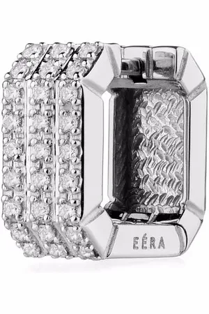 Eera Arete Candy en oro blanco de 18kt con diamantes
