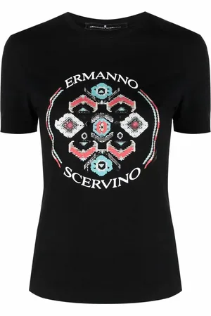 ERMANNO SCERVINO Playera con estampado abstracto