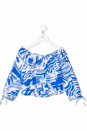 Msgm Top con estampado gráfico