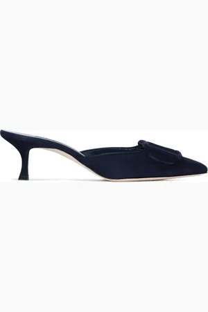 Manolo Blahnik Mules Maysale con tacón 50mm
