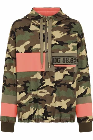 Dolce & Gabbana Hoodie con estampado militar