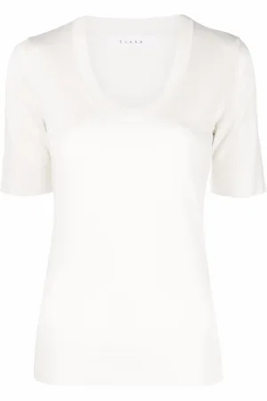 LISKA Top tejido con cuello redondo