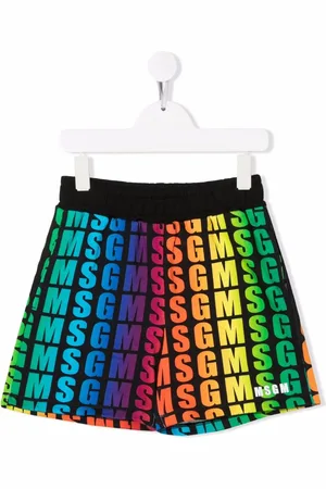 Msgm Shorts con logo estampado