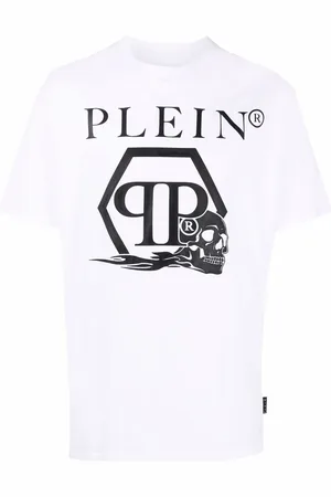 Philipp Plein Playera con motivo Skull