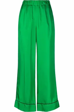BLANCA Pantalones anchos con efecto satinado