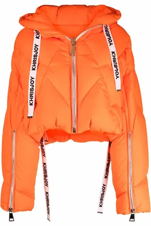 Khrisjoy Cropped feather-down puffer jacket