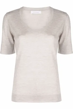 LISKA Top tejido con cuello redondo