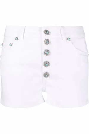 Dondup Shorts con aplique de gemas