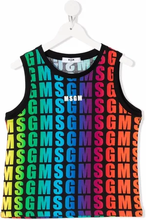 Msgm Top con logo estampado
