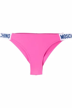 Moschino Bikini bottom con logo en la pretina