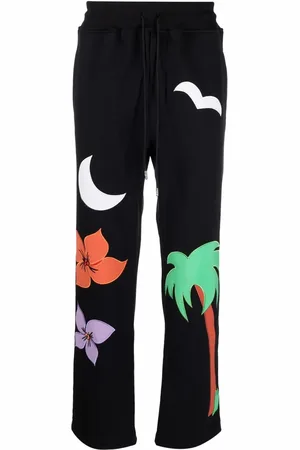 JUST DON Pants rectos con bordado