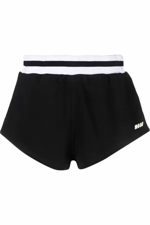 Msgm Bermudas deportivas con logo estampado