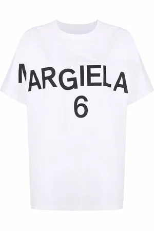 Maison Margiela Playera manga corta con logo estampado