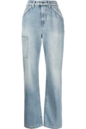 RTA Jeans rectos con múltiples bolsillos