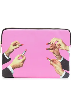 SELETTI Funda para laptop con motivo de labiales