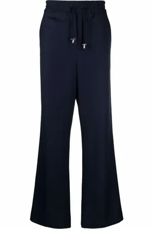 Balmain Pantalones anchos de sarga