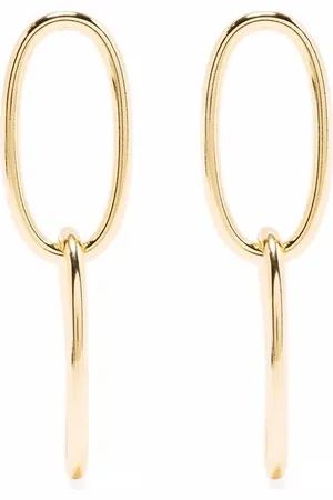FEDERICA TOSI Aretes con diseño de doble gota
