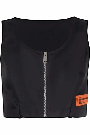 Heron Preston Top corto con parche y logo