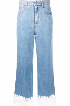 Stella McCartney Jeans capri con tiro alto