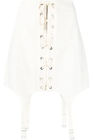 DION LEE Minifalda con cordón