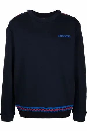 Missoni Sudadera con logo y detalle de zigzag