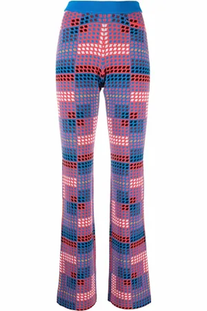 Paco rabanne Pantalones con estampado geométrico